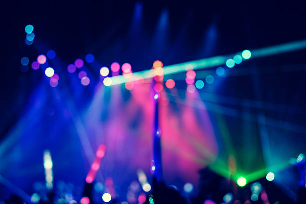 istock Blurred disco party and Concert Live 637716084