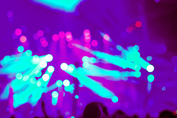 istock Blurred disco party and Concert Live 637718018