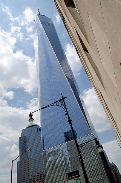 freedom tower in NYC, USA stock photo