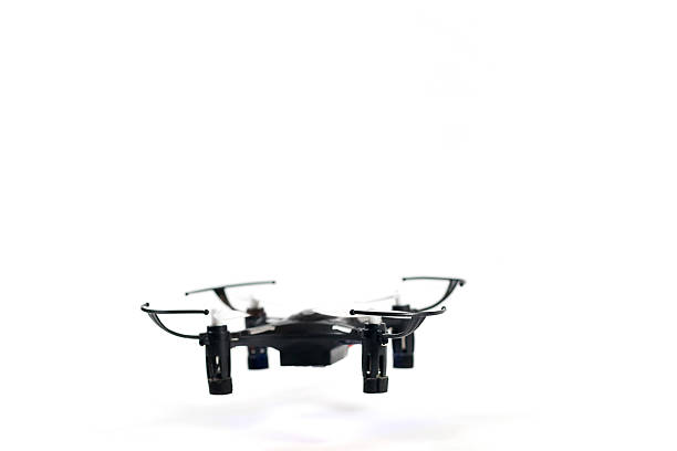 istock Remote controlled quadcopter drone. Toy Drone quadrocopter. 637718810