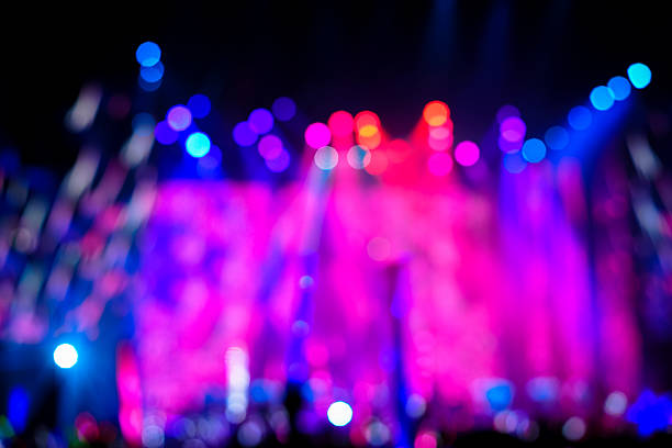 istock Blurred disco party and Concert Live 637720112