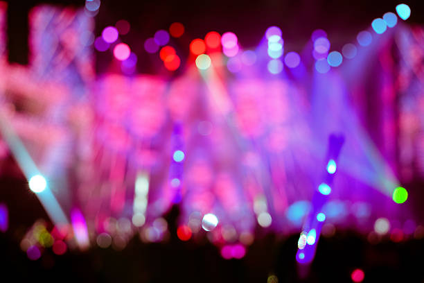 istock Blurred disco party and Concert Live 637720224
