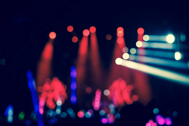 istock Blurred disco party and Concert Live 637720486