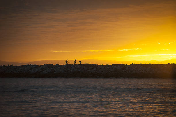 Sunrise at the Virginia Beach jetty