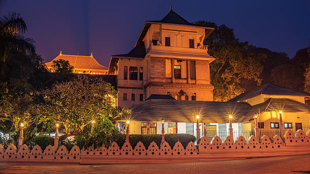 istock Kandy, Sri Lanka: Temple of the Tooth at night 637722832