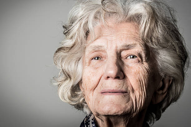 Senior Woman Lost in Thoughts