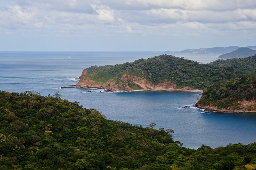The coastline north of San Juan del Sur, Nicaragua.