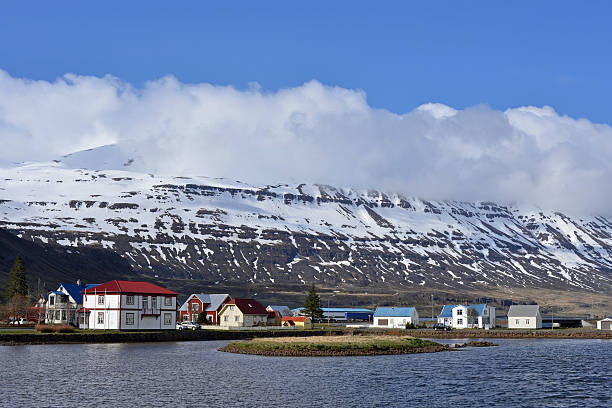istock Lovely port town, Iceland 637728586