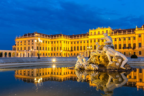 Schonbrunn Palace Vienna stock photo
