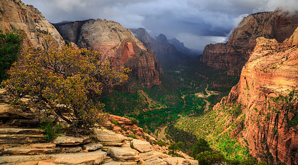 istock Angels Landing Summit View, Zion National Park, Utah 637738156