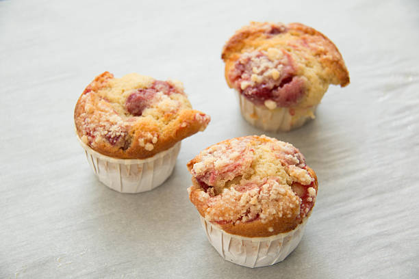 istock baked  handmade cherry muffins 637738180