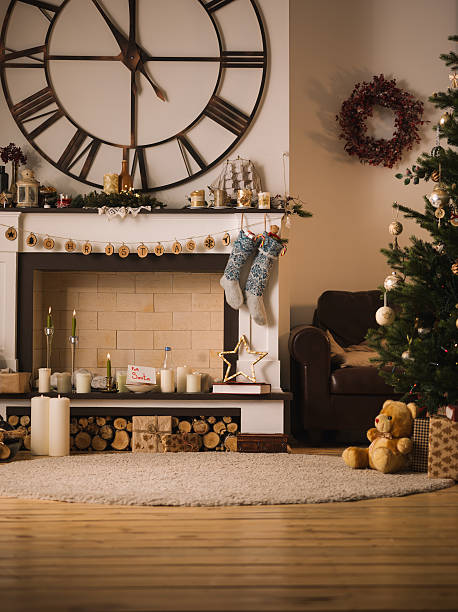 istock Christmas home Interior with nobody 637749524