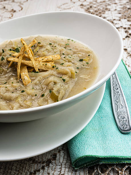 istock Onion soup with croutons 637753604