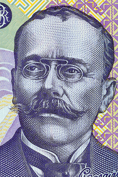 istock Ion Luca Caragiale portrait from Romanian money 637754548