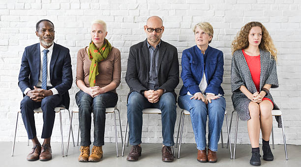 istock Diverse Group of People Community Sitting Waiting Concept 637763442