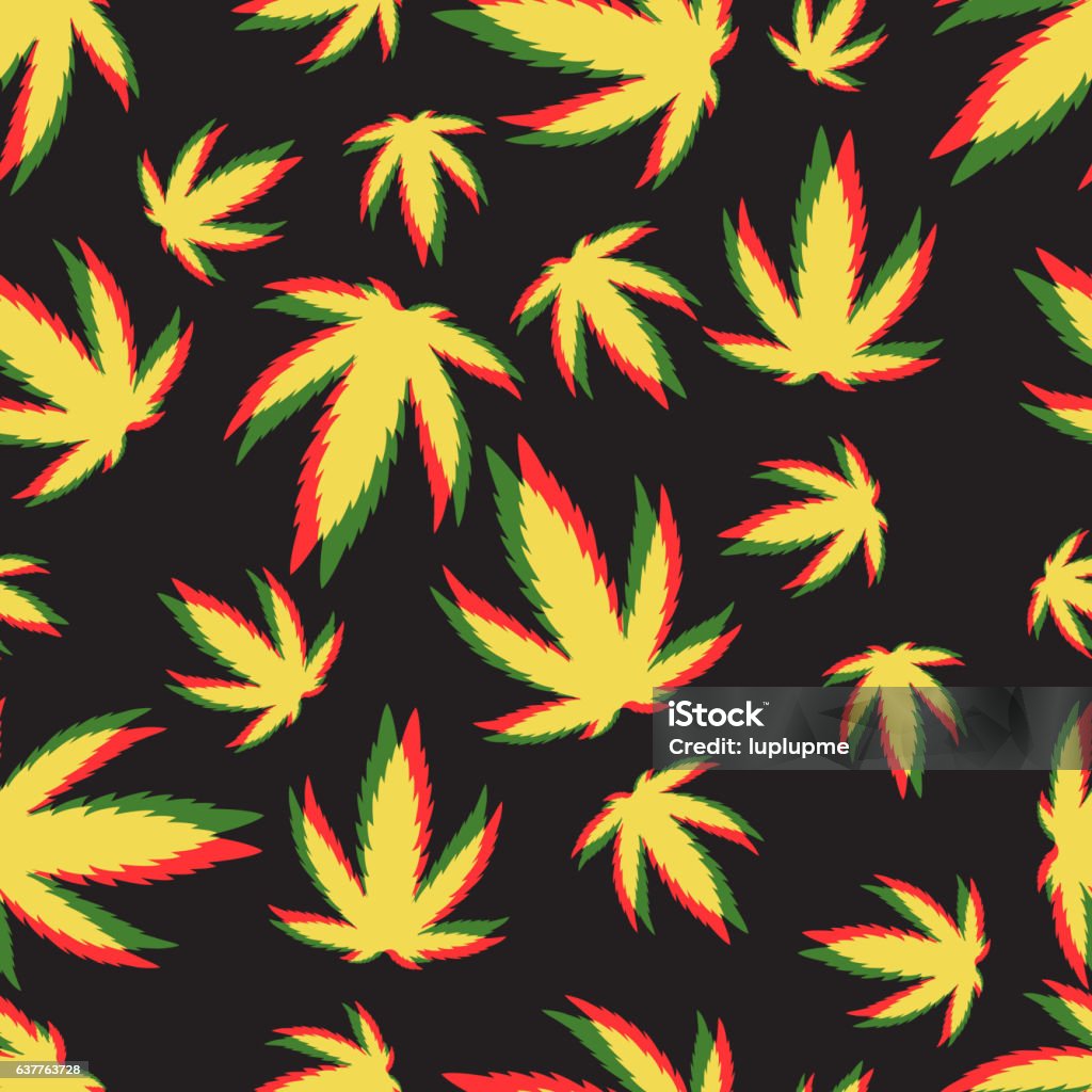 Marijuana Vector Pattern Marijuana Seamless Pattern Vector Stock Illustration - Download Image ...