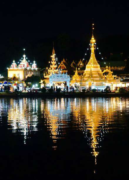 istock Burmese Architectural Style of Wat Chong Klang 637765162