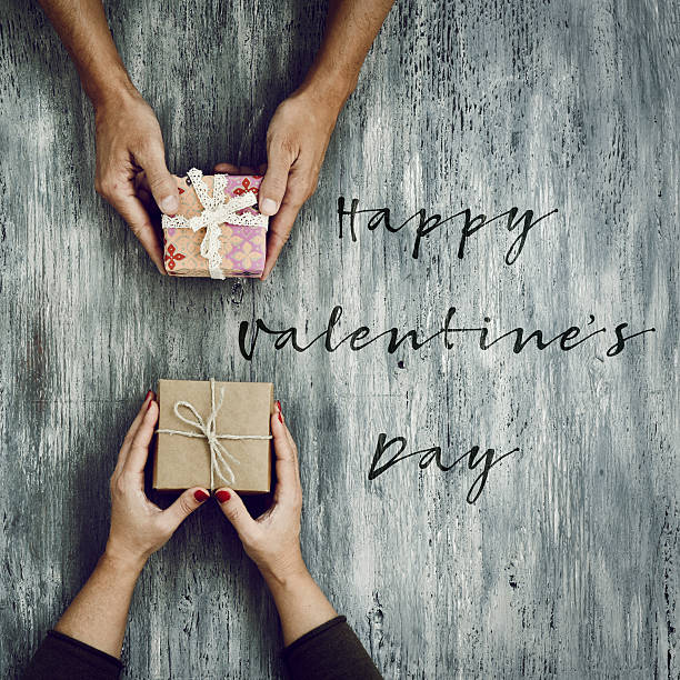 istock gifts and text happy valentines day 637765732