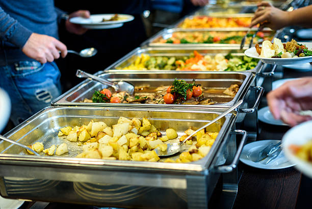 istock Cuisine Culinary Buffet Dinner Catering Dining Food Celebration 637765772