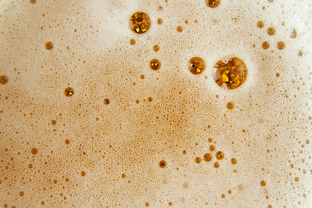 beer drink - close up image. - yeast imagens e fotografias de stock