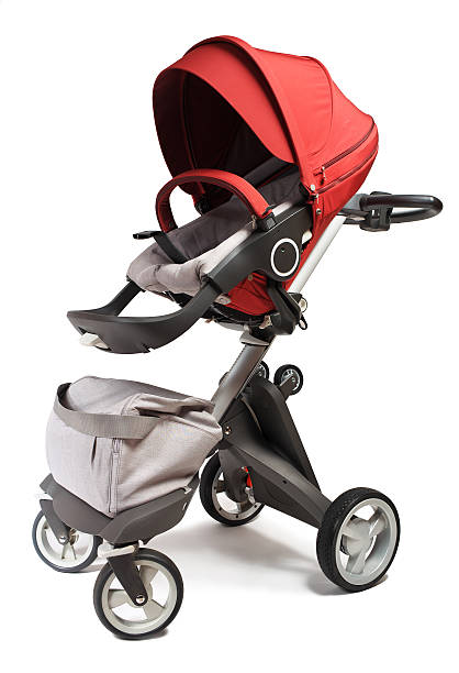 istock Norway elite baby carriage isolated on a white background 637775410