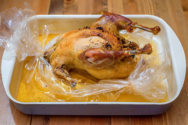 istock Tasty baked chicken 637775560