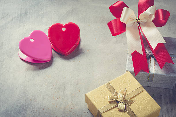 istock valentine's day background,red heart with red white rose ,ribbon 637775720