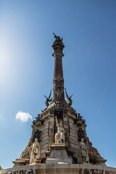 istock Statue of Christopher Columbus in Barcelona 637776430