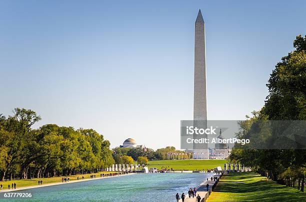 National Mall In Washington Dc On A Clear Autumn Day Stock Photo - Download Image Now