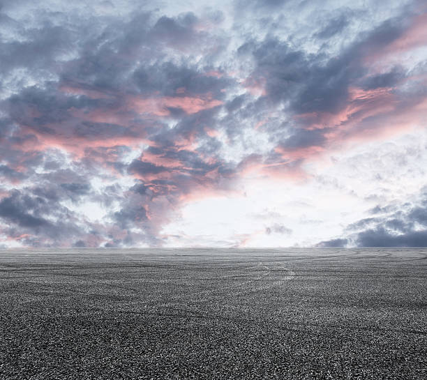 istock Asphalt road and sky 637782660