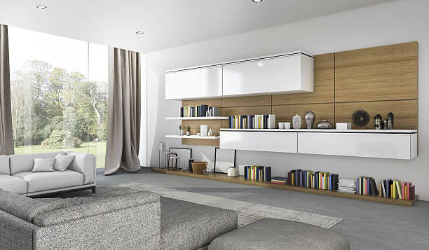 istock 3d rendering beautiful soft sofa in living room near garden 637789256