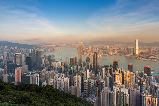 istock Hong Kong residence area skyline 637792274