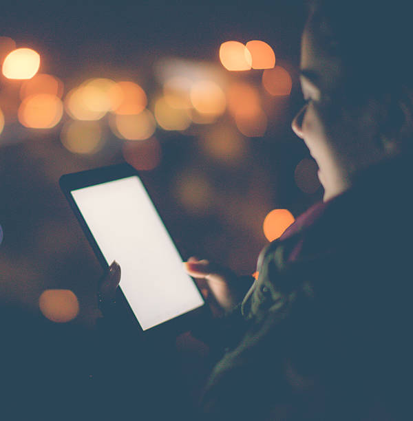 istock Young woman having fun on her tablet 637798154