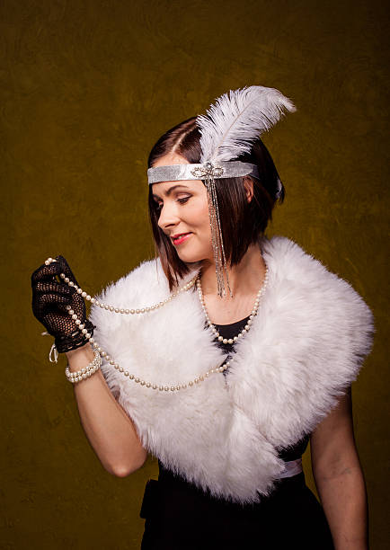 istock Girl in gatsby style 637804676