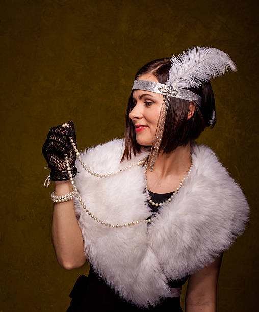 istock Girl in gatsby style 637804838