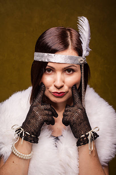 istock Girl in gatsby style 637807196
