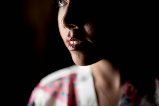 istock Close up of a woman's lips 637810092