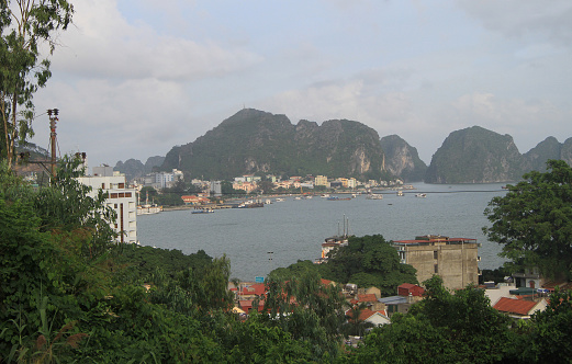 Ha Long city on the north of Vietnam