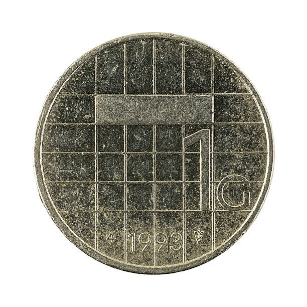 istock one dutch guilder coin (1993) isolated on white background 637815212