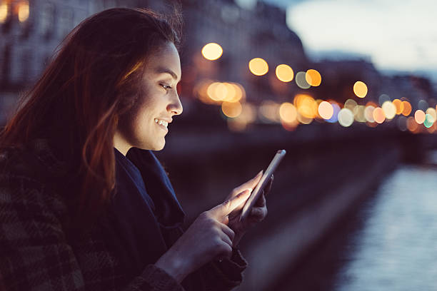 Young woman on the phone