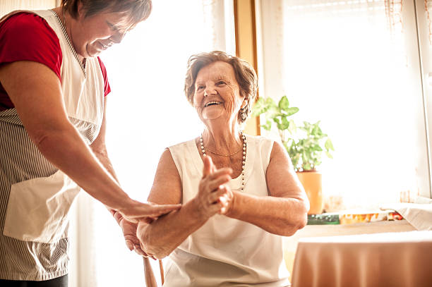 istock Elderly Home care service by a Caregiver 637815874