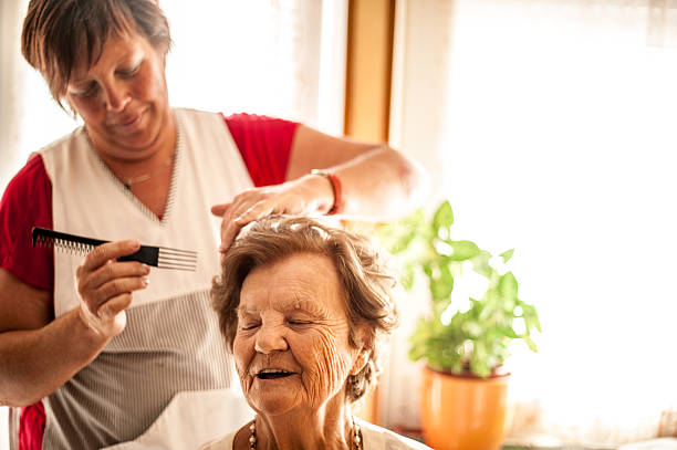 istock Elderly Home care service by a Caregiver 637815916