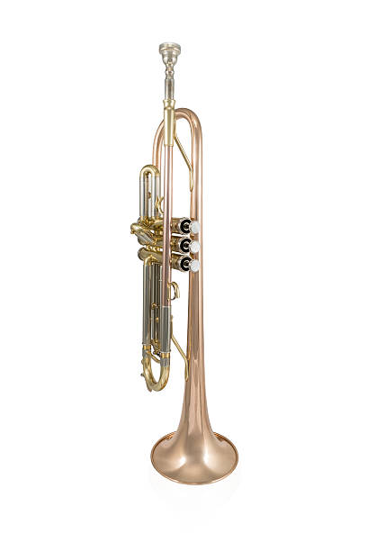 istock Golden trumpet isolated 637817800