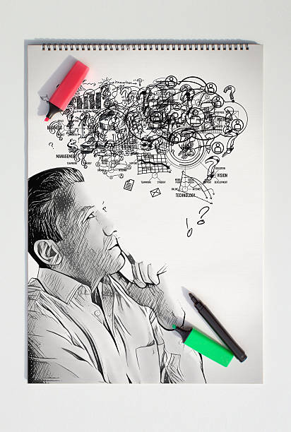 istock Businessman and Confused Ideas 637820276