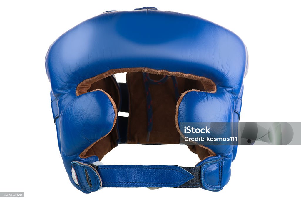 helmet to protect the head in boxing isolated Cut Out Stock Photo