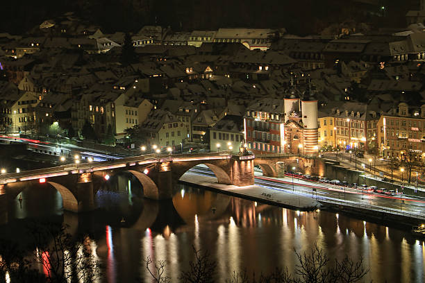 Heidelberg Old Bridge at nigh