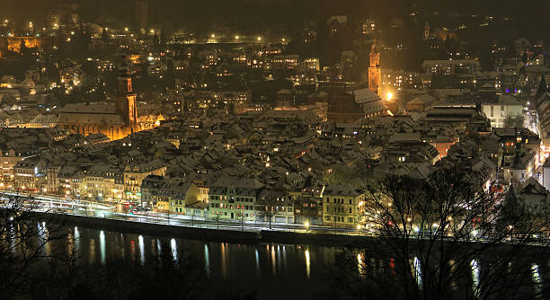 istock Heidelberg at night in winter 637824880