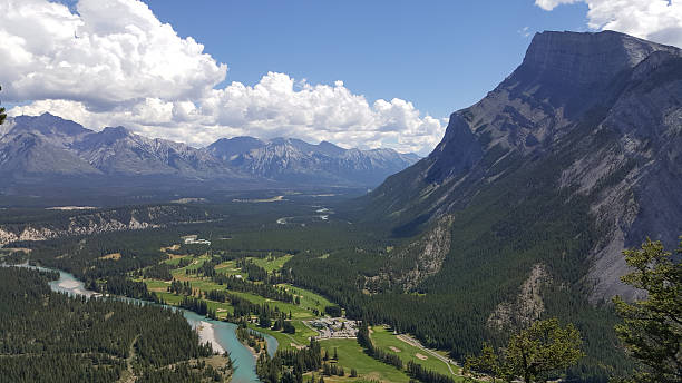 istock Birds Eye View of a Spectacular Golf Course 637834540