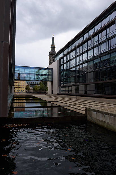 istock Lines & perspective of modern architecture in Copenhagen 637837408