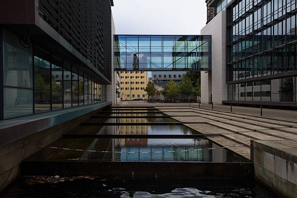 istock Lines & perspective of modern architecture in Copenhagen 637837462